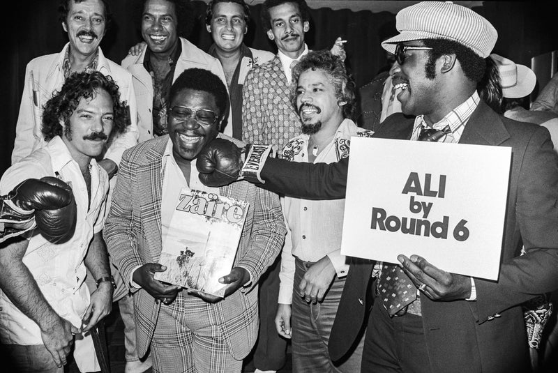 B.B. King, Johnny Pacheco and The Spinners, 1974 — photograph by Lynn Goldsmith