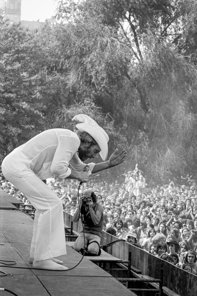 Mike Love of The Beach Boys, 1977, photographed by Lynn Goldsmith.