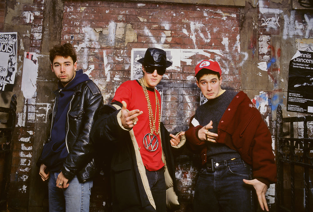 Beastie Boys, Graffiti Wall, 1987 — photograph by Lynn Goldsmith