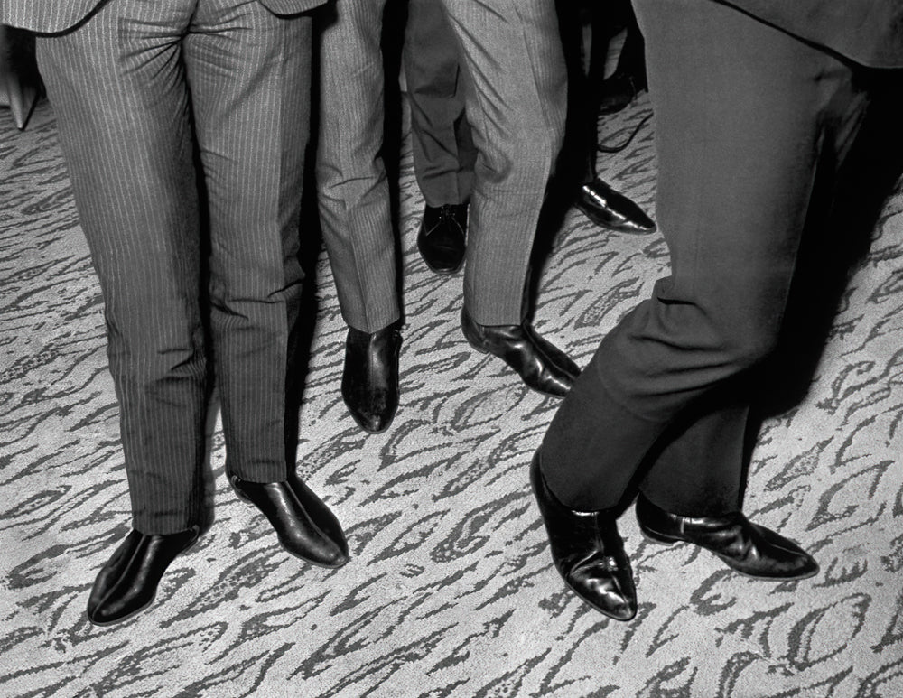 The Beatles, Feet, 1964, photographed by Lynn Goldsmith.