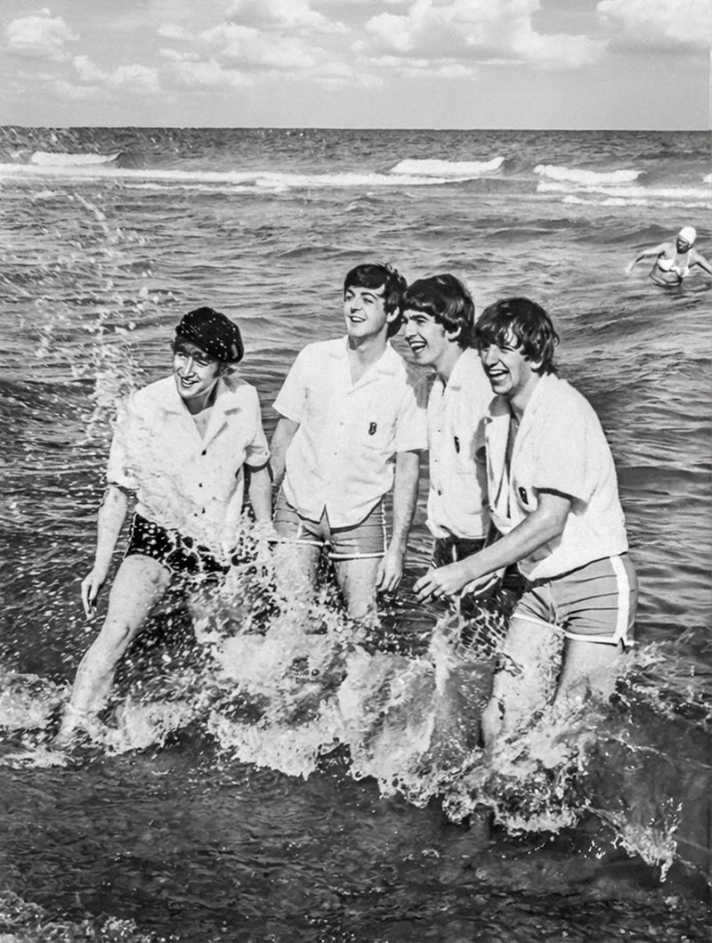 The Beatles, In the Sea, 1964 — photograph by Lynn Goldsmith