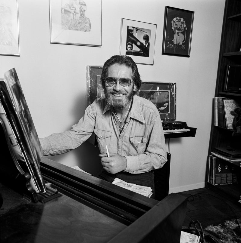 Bill Evans, In the Studio, 1980 — photograph by Lynn Goldsmith