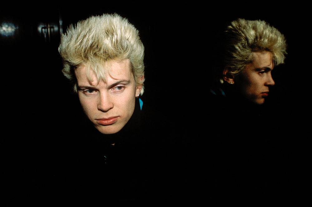 Billy Idol, Double Portrait, 1978, photographed by Lynn Goldsmith.