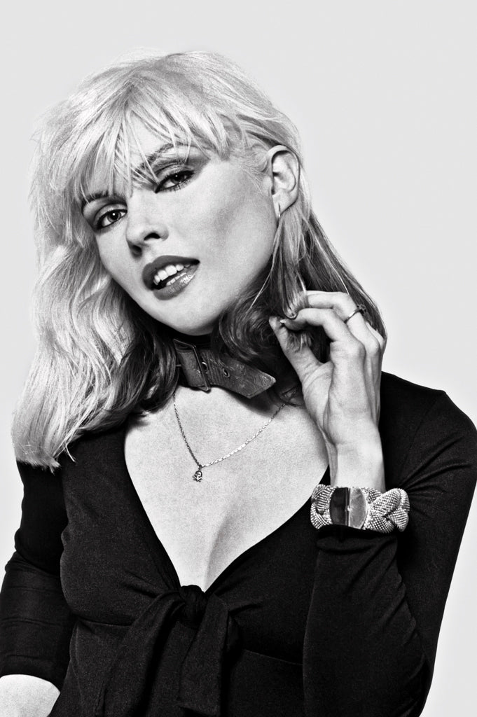 Debbie Harry of Blondie, Portrait, 1977, photographed by Lynn Goldsmith.
