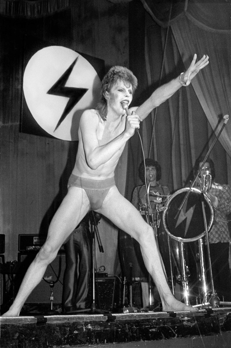 David Bowie, Scotland, c. 1972, photographed by Mick Rock.