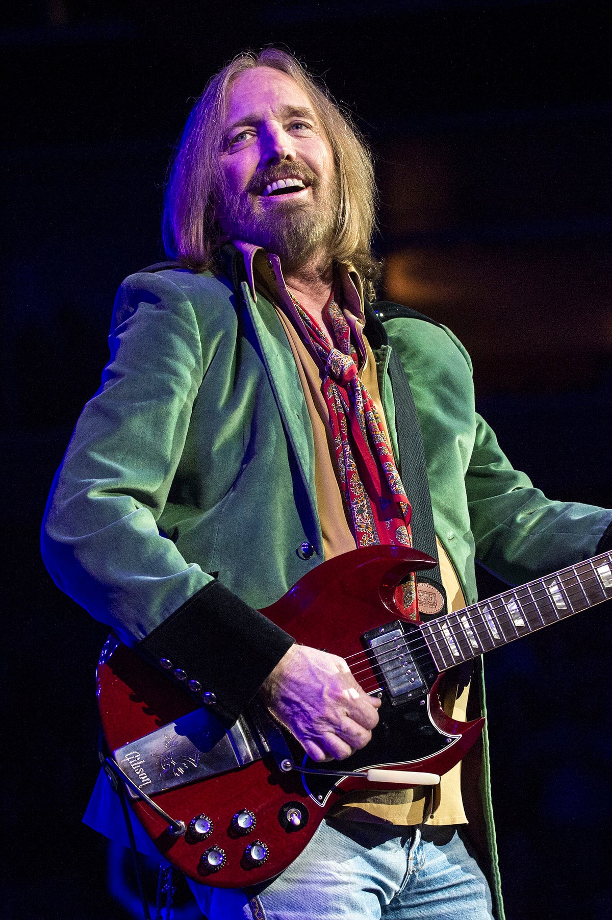 Tom Petty at SAP Center, San Jose, California, 2014, photographed by Jérôme Brunet.