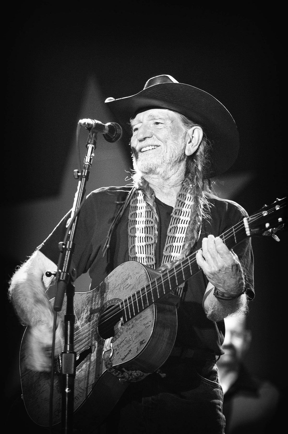 Willie Nelson at ACL Festival, Austin, Texas, 2006, photographed by Jérôme Brunet.