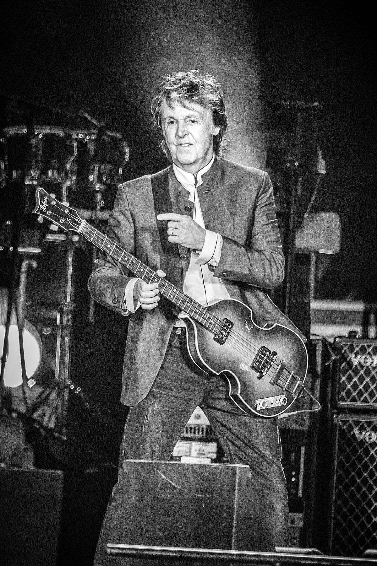 Paul McCartney at Desert Trip, Indio, California, 2016, photographed by Jérôme Brunet.