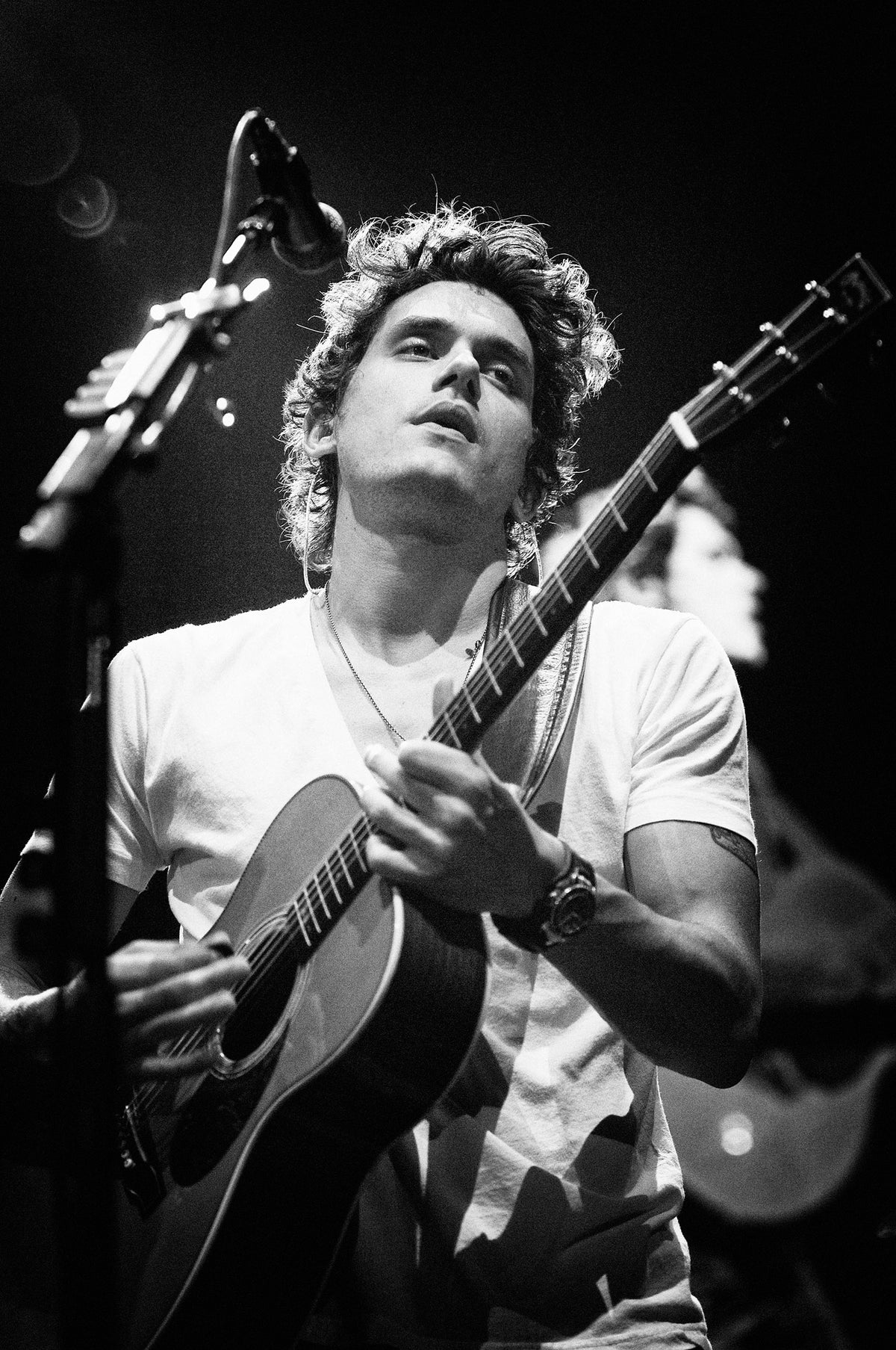 John Mayer at HP Pavilion, San Jose, California, 2007, photographed by Jérôme Brunet.