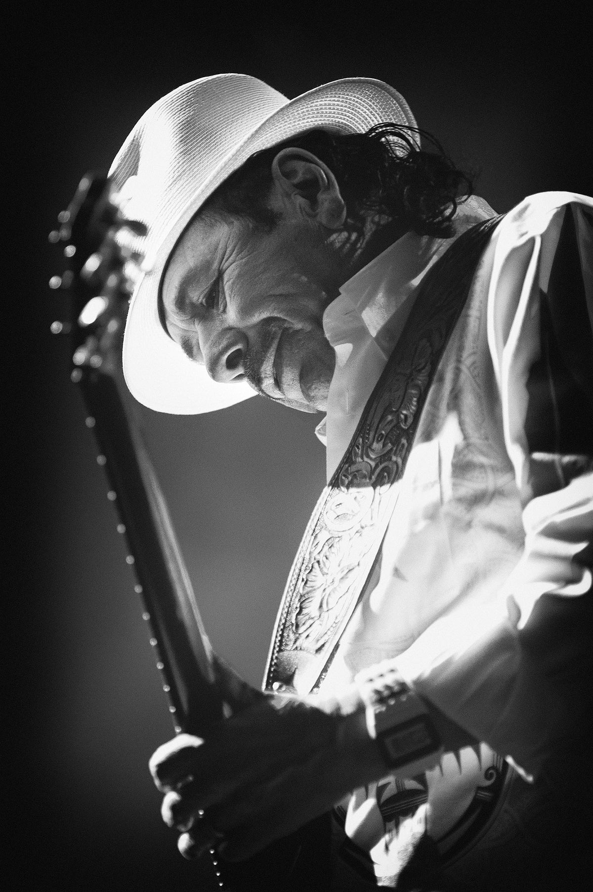 Santana at Shoreline Amphitheatre, Mountain View, California, 2011, photographed by Jérôme Brunet.