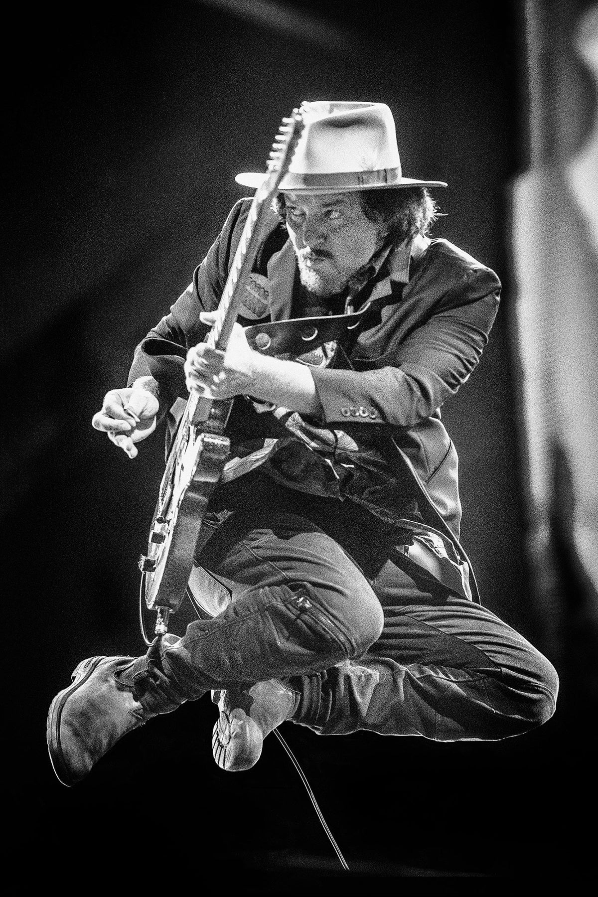 Eddie Vedder at Ohana Festival, Dana Point, California, 2024, photographed by Jérôme Brunet.