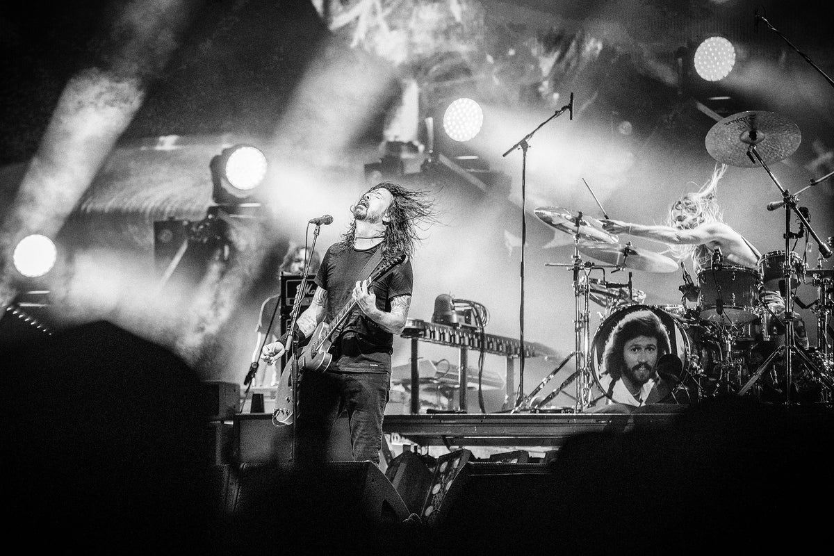 Foo Fighters at BottleRock, Napa, California, 2021, photographed by Jérôme Brunet.