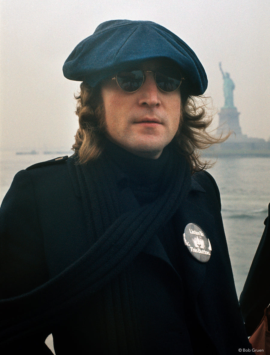 John Lennon. NYC, 1974, photographed by Bob Gruen.