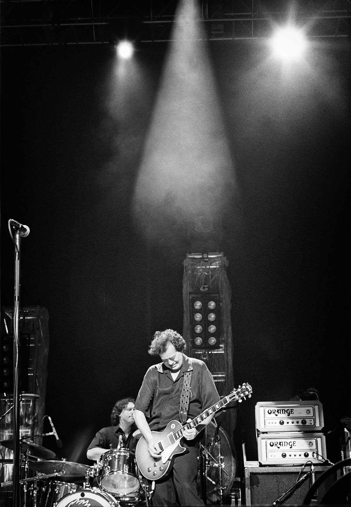 Jimmy Page at Great Woods, Mansfield, Massachusetts, 2000, photographed by Jérôme Brunet.