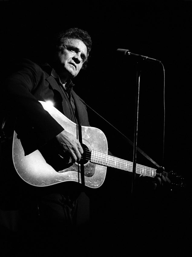 Johnny Cash, 1989. Photograph by Ebet Roberts.