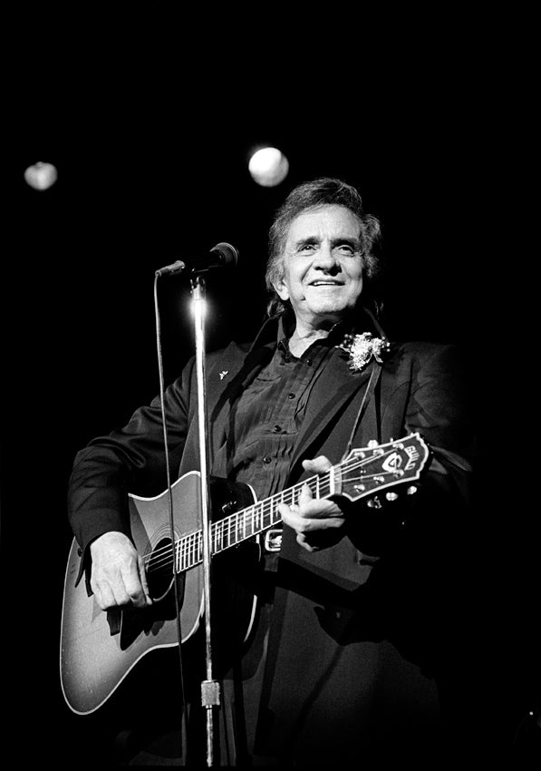 Johnny Cash, 1992. Photograph by Ebet Roberts.