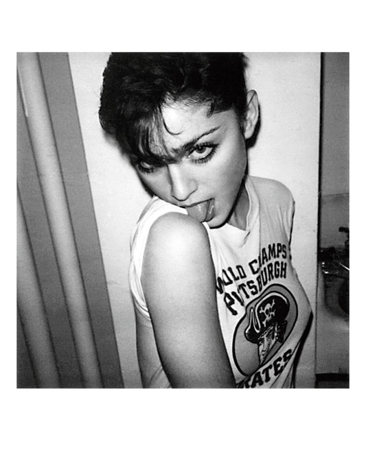 Madonna, New York City, 1980, photographed by Mick Rock.