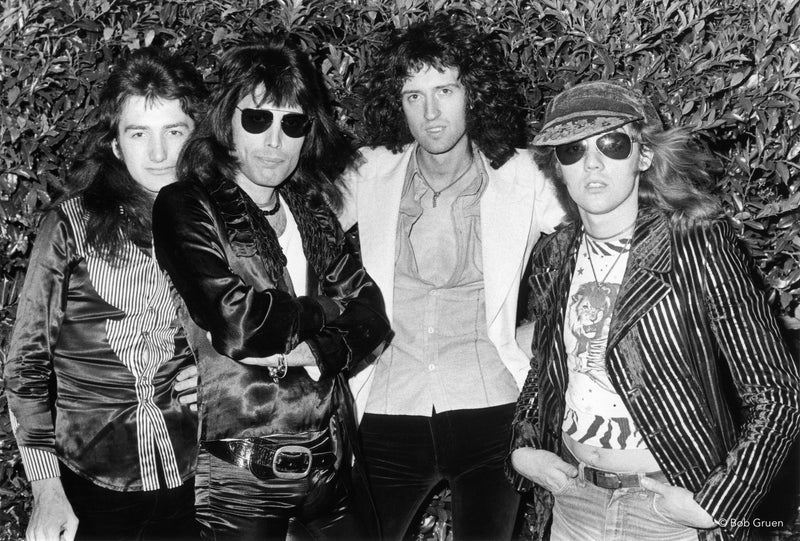 Queen in Memphis, Tennessee, April 20, 1974, photographed by Bob Gruen.