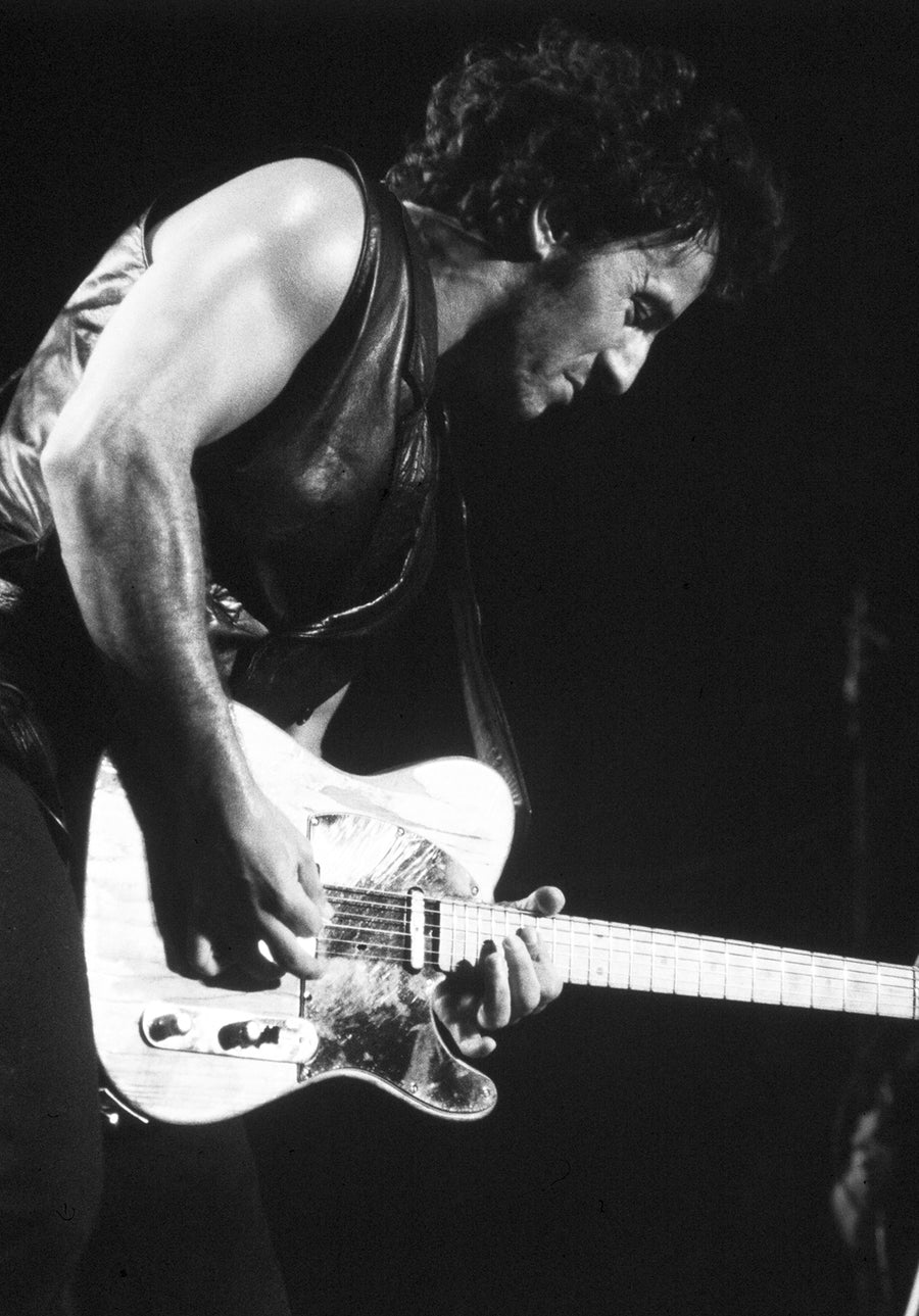 Bruce Springsteen, 1988, photographed by Patrick Harbron.