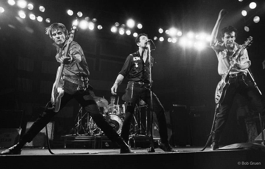 The Clash. Boston, 1979, photographed by Bob Gruen.
