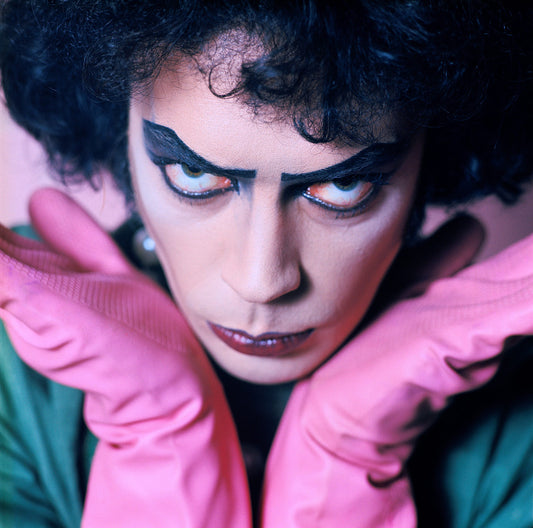 Tim Curry, Bray Studios, UK, 1974, photographed by Mick Rock.