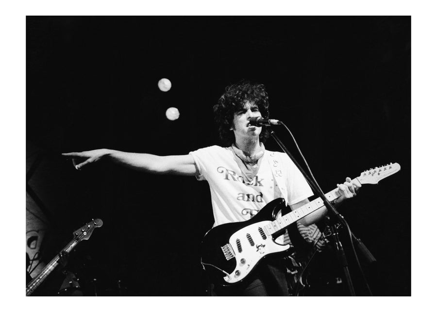 Andres Calamaro, Buenos Aires, Argentina, 1987, photographed by Andy Cherniavsky.