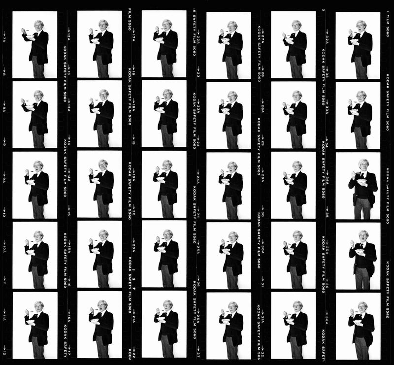 Andy Warhol, New York City, 1978, photographed by Bobby Grossman.