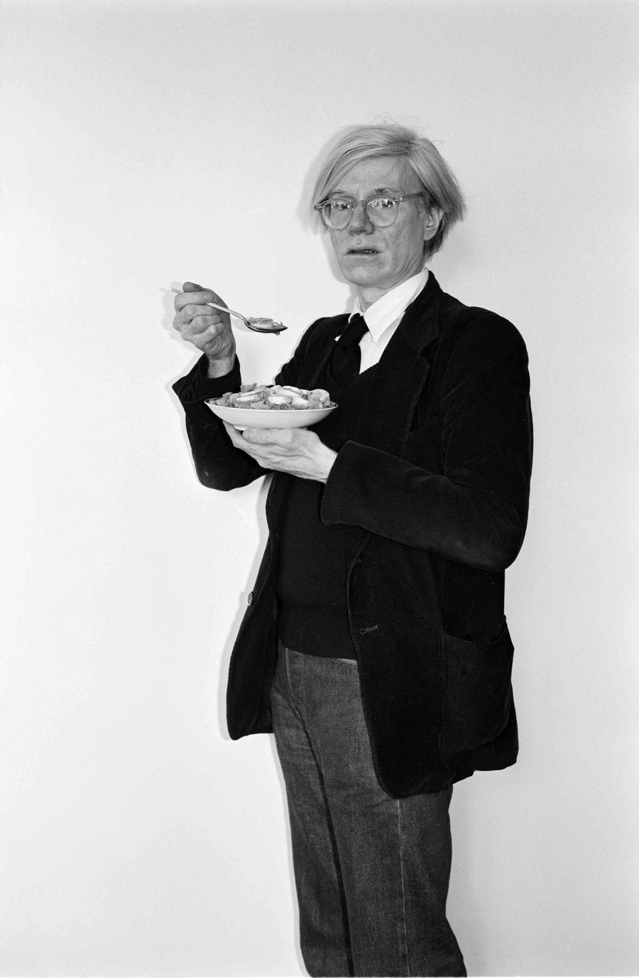 Andy Warhol, New York City, 1978, photographed by Bobby Grossman.