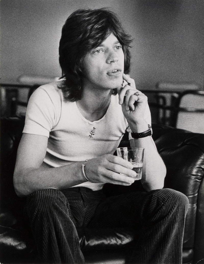 Mick Jagger in London, c. 1969, photographed by Barrie Wentzell.