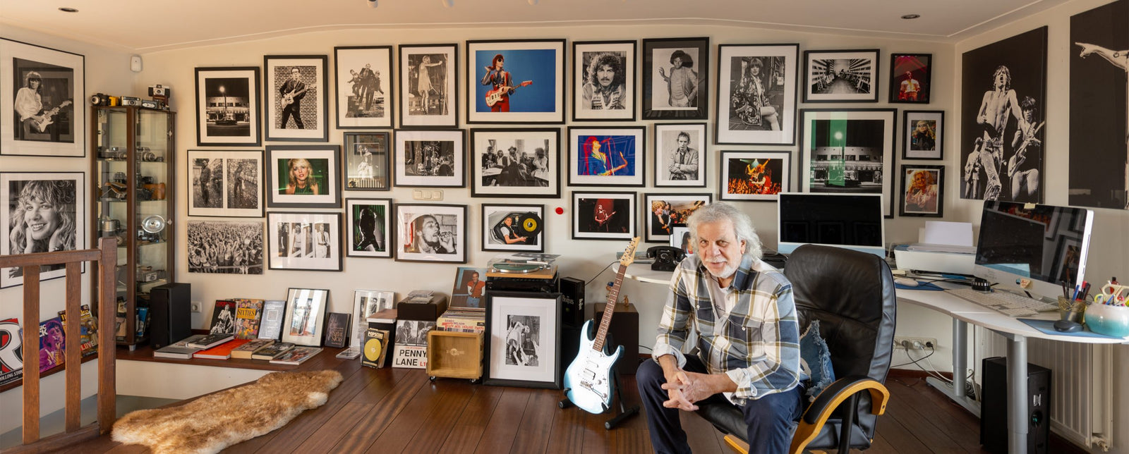 Barry Schultz at his own Studio/Gallery Exhibition in Netherlands, 2024