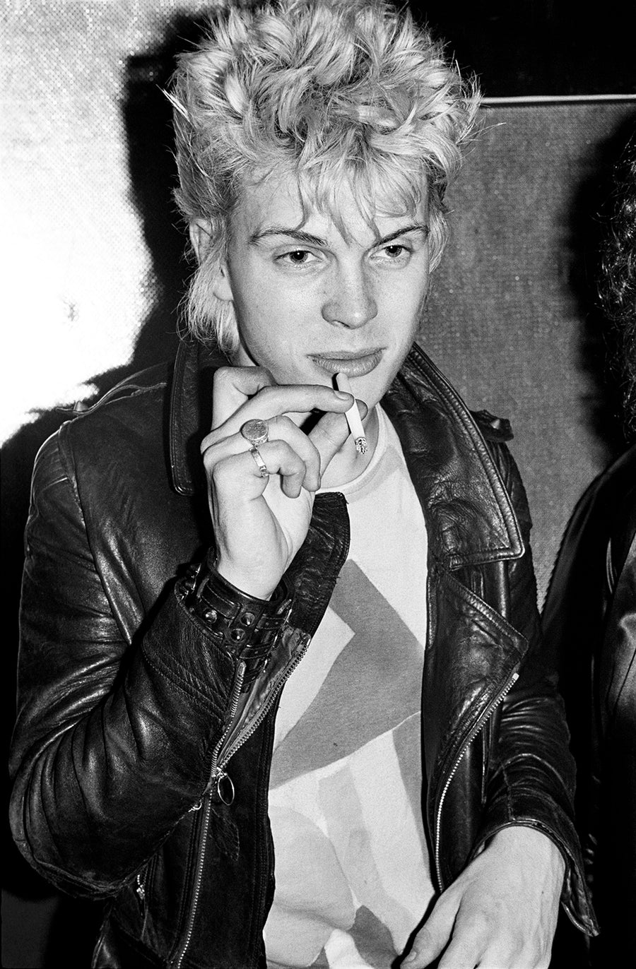 Billy Idol, Max's Kansas City, New York City, 1978. Photograph by Ebet Roberts.