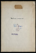 Verso of the vintage chromogenic print of Bob Dylan at the Newport Folk Festival, Newport, Rhode Island, July 25, 1965, showing the photographer's signature, archive markings and authentication details.