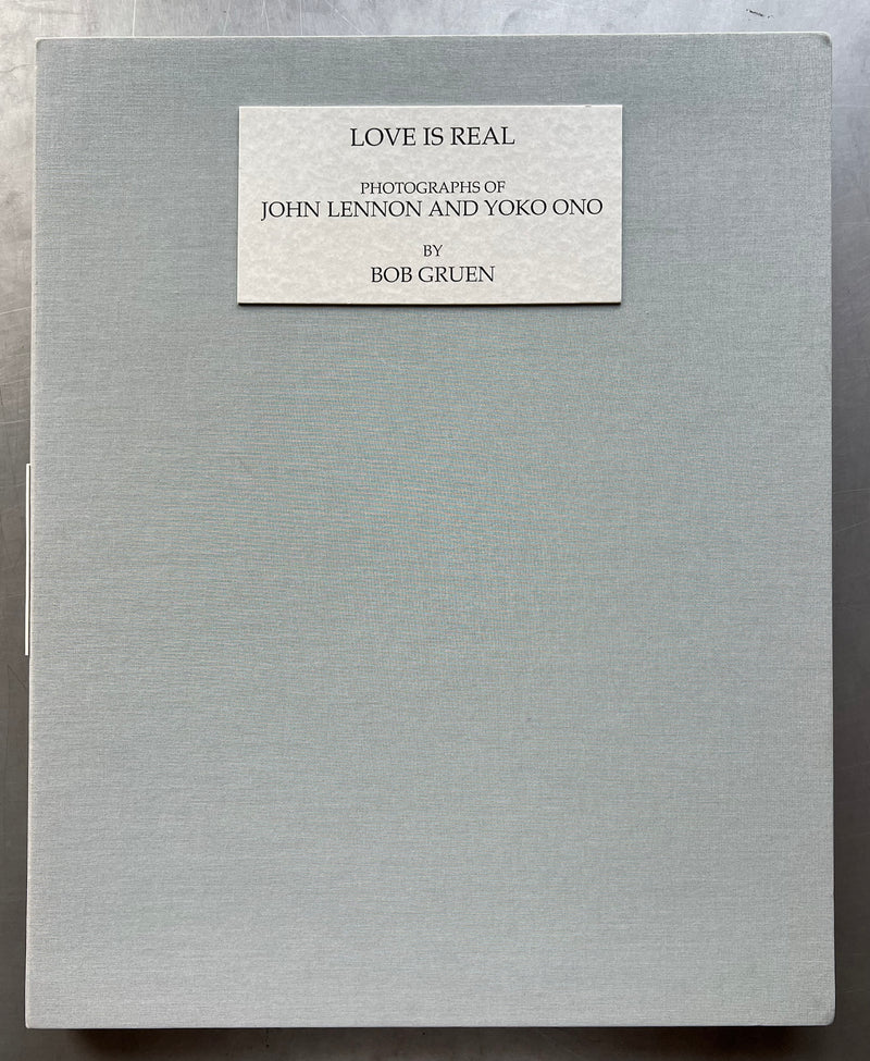 Bob Gruen, Love is Real Portfolio, complete 1990 limited edition portfolio containing six original silver gelatin photographs of John Lennon and Yoko Ono.