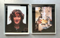 Working Class Hero Portfolio by Bob Gruen featuring John Lennon, original 1990 Cibachrome prints: Walls & Bridges Portrait (1974) and Proud Papa with Yoko Ono and Sean Lennon (1975).