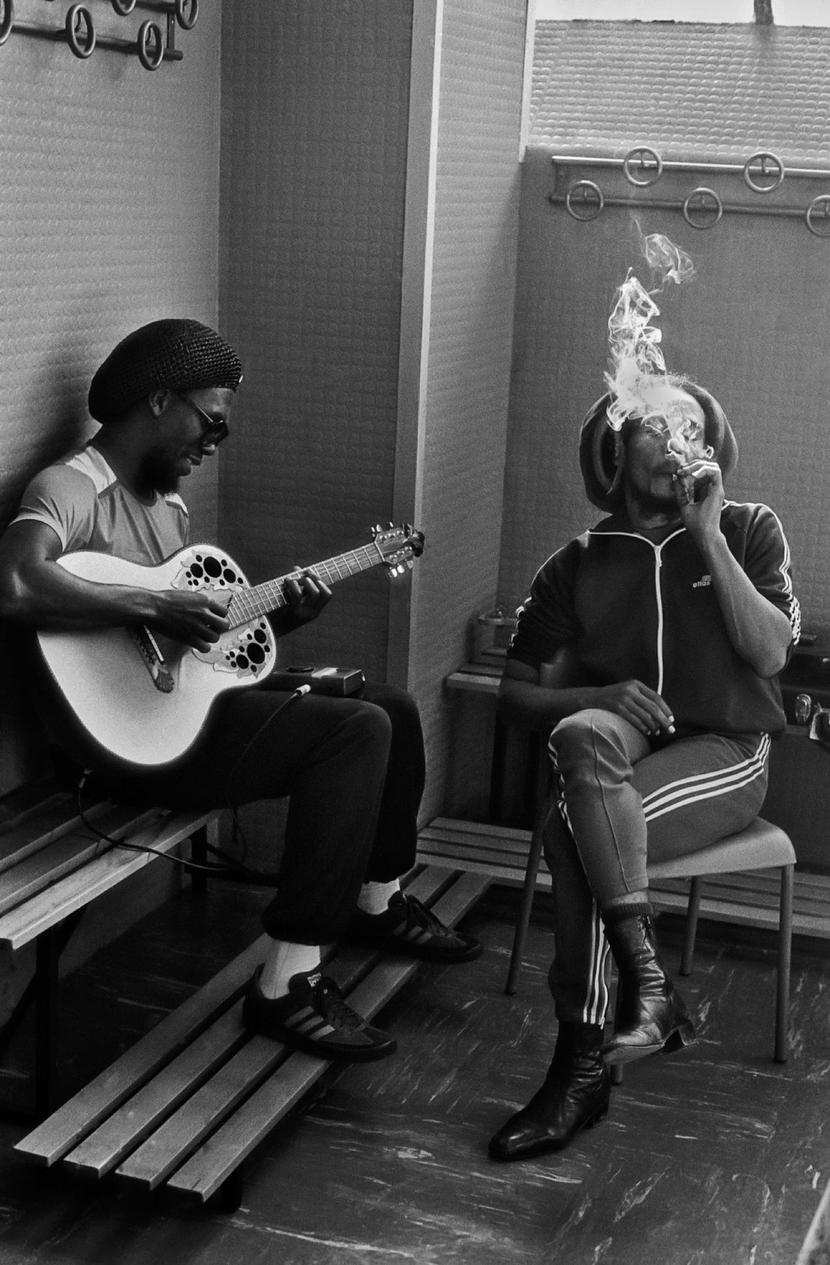 Bob Marley, Milan, 1980 — photograph by Lynn Goldsmith