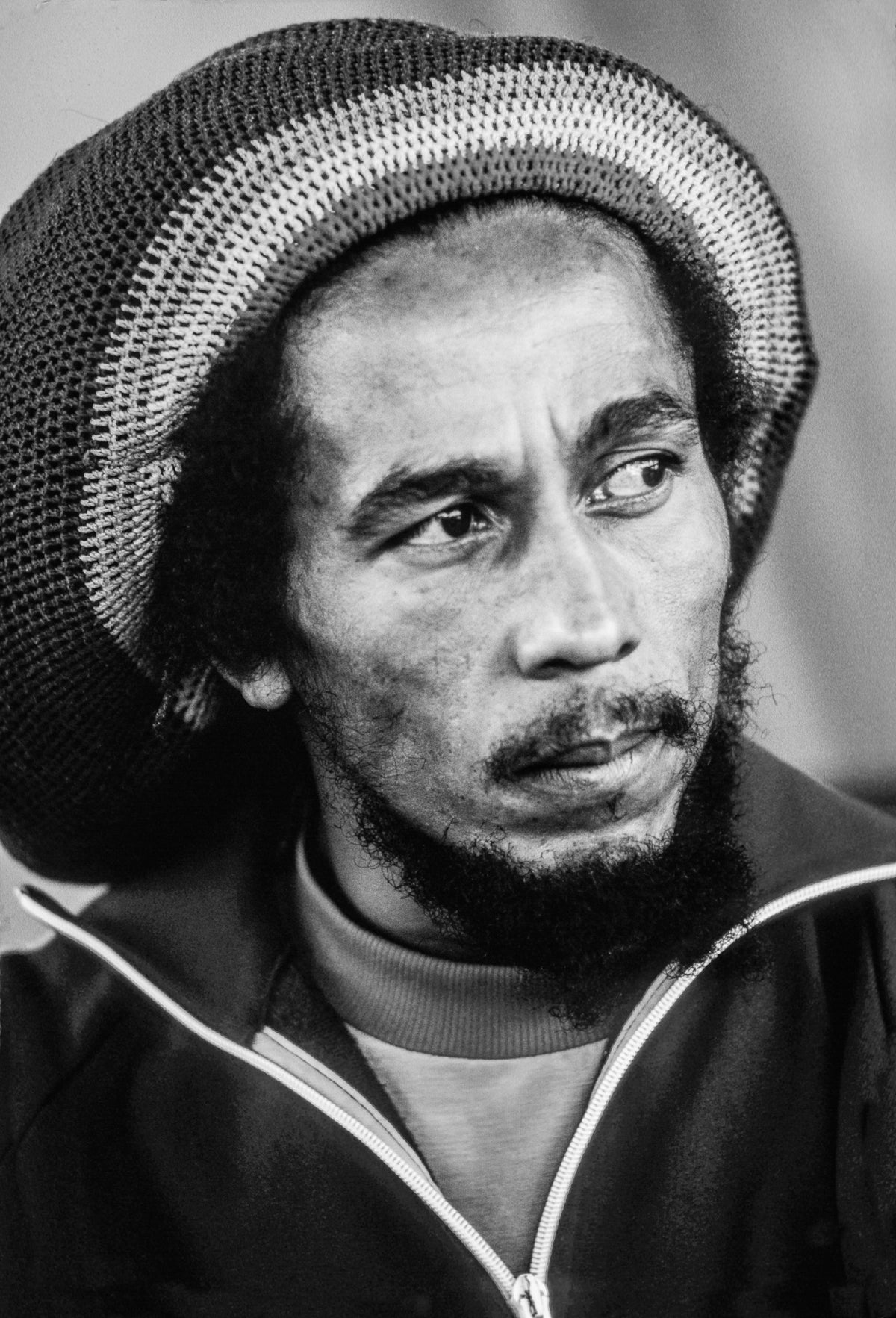 Bob Marley, Portrait, 1980 — photograph by Lynn Goldsmith