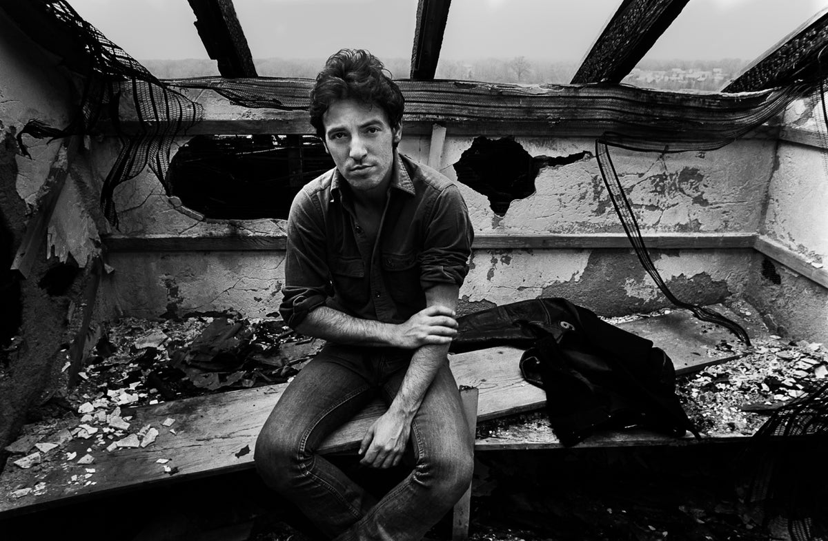 Bruce Springsteen, Portrait, 1978 — photograph by Lynn Goldsmith