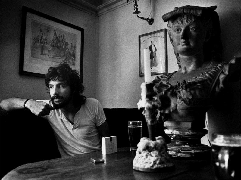 Cat Stevens photographed in 1971 by Barrie Wentzell.