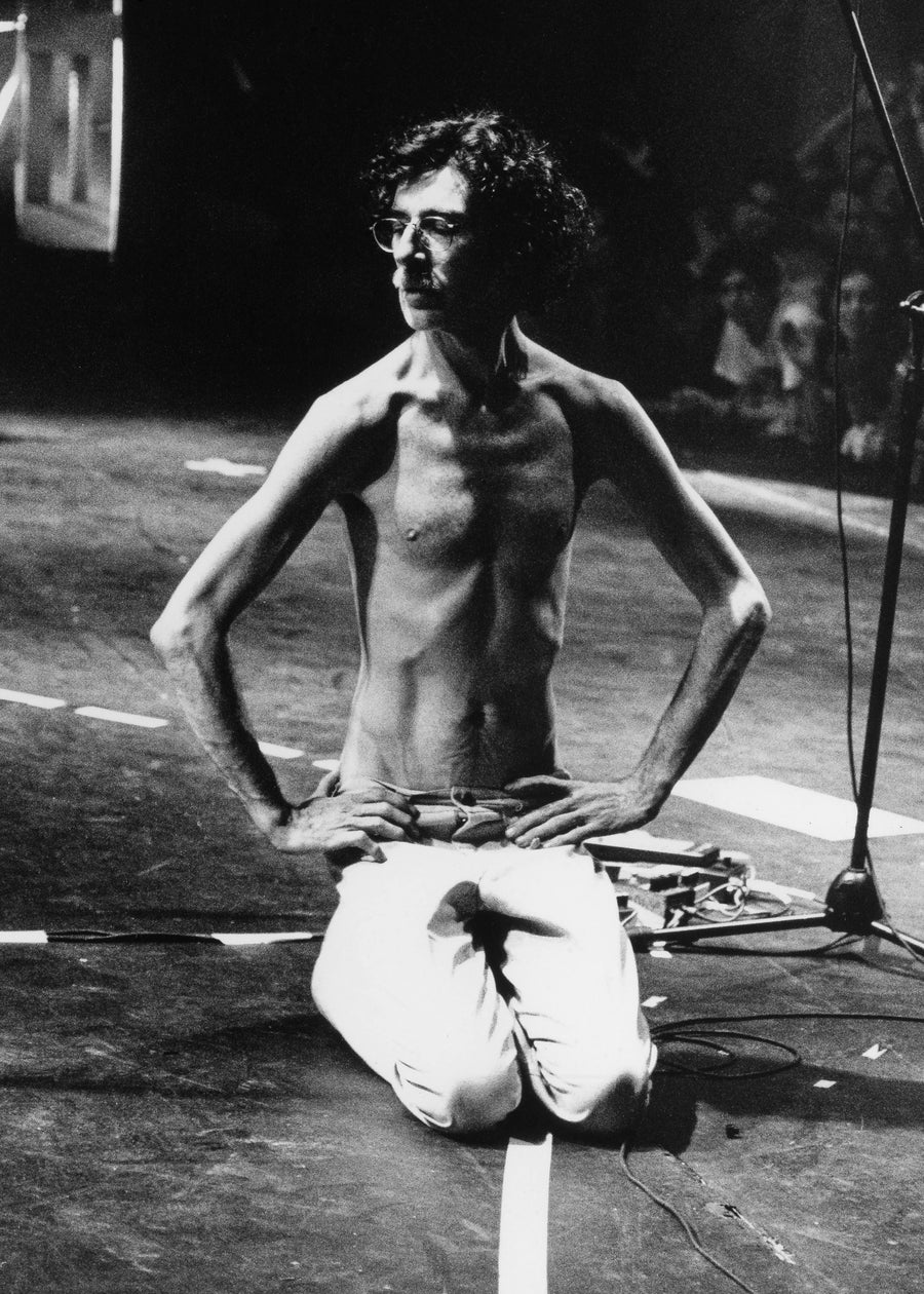 Charly Garcia On Stage, Buenos Aires, Argentina, 1996, photographed by Andy Cherniavsky.
