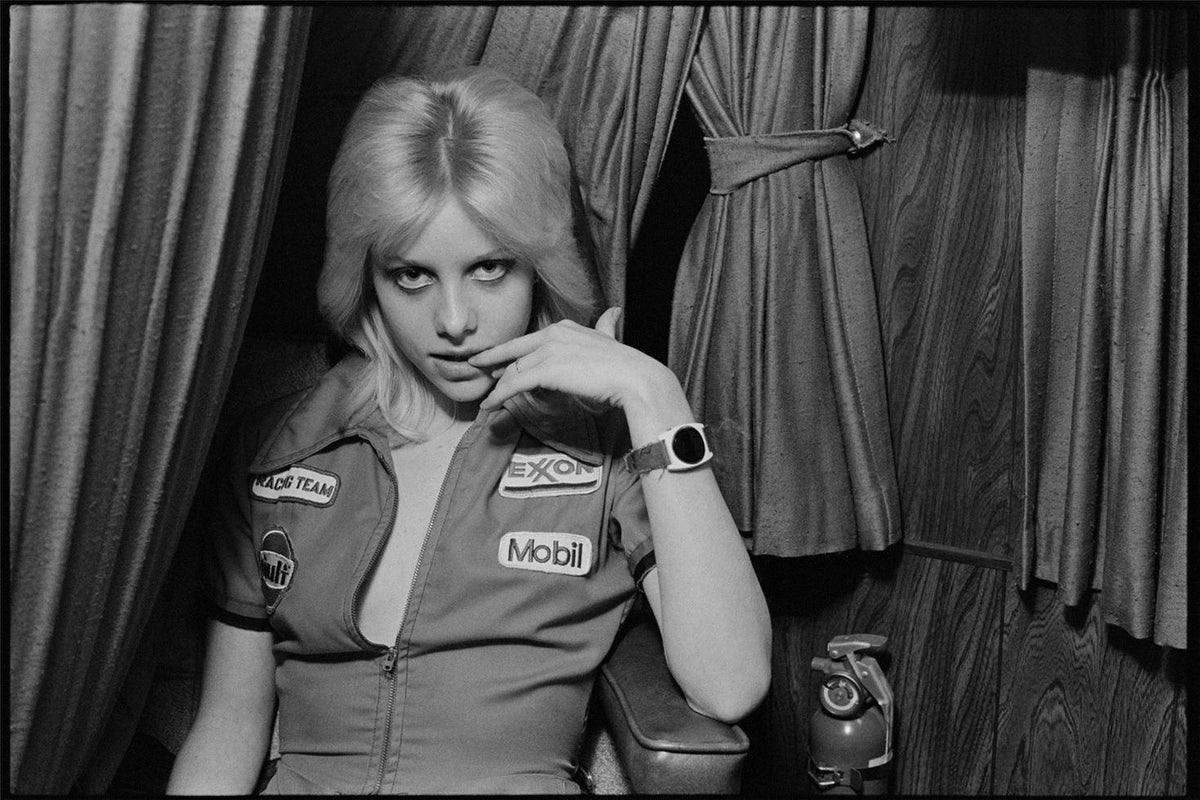 Cherie Currie of the Runaways, Boston, 1977, photographed by Chris Stein.