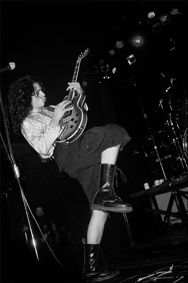 Chris Cornell, Soundgarden, NYC, 1990. Photograph by Ebet Roberts.