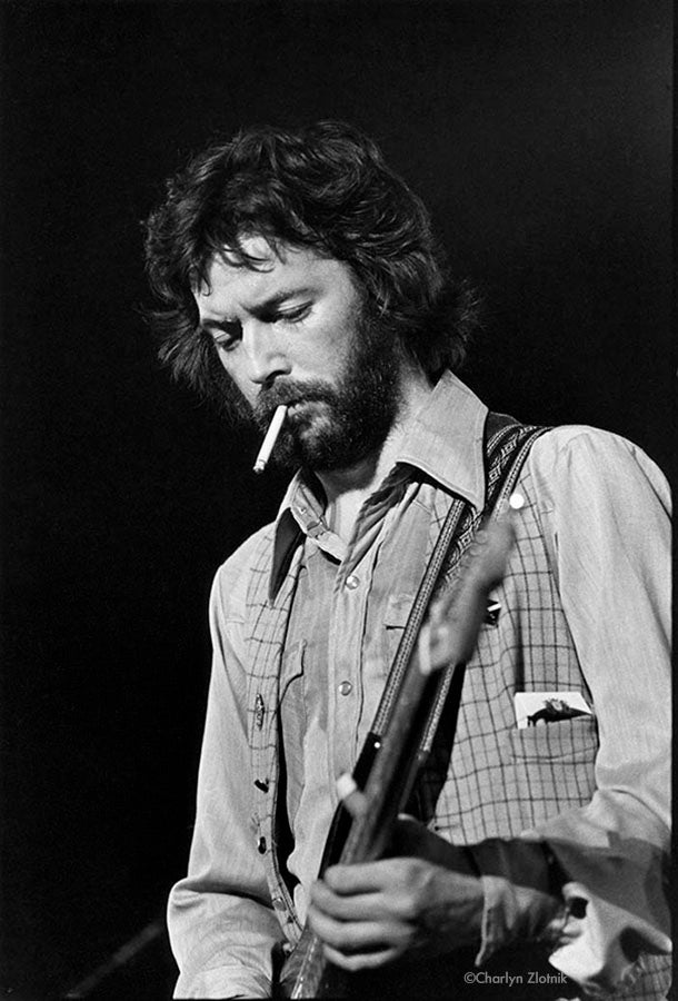 Eric Clapton, photographed by Charlyn Zlotnik.