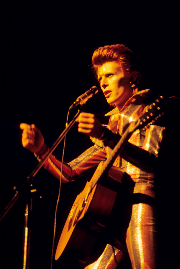 David Bowie, 1973 — photograph by Lynn Goldsmith.