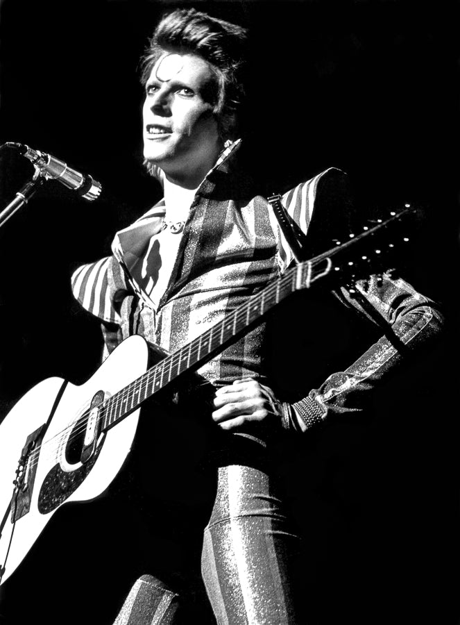 David Bowie, 1973 — photograph by Lynn Goldsmith.