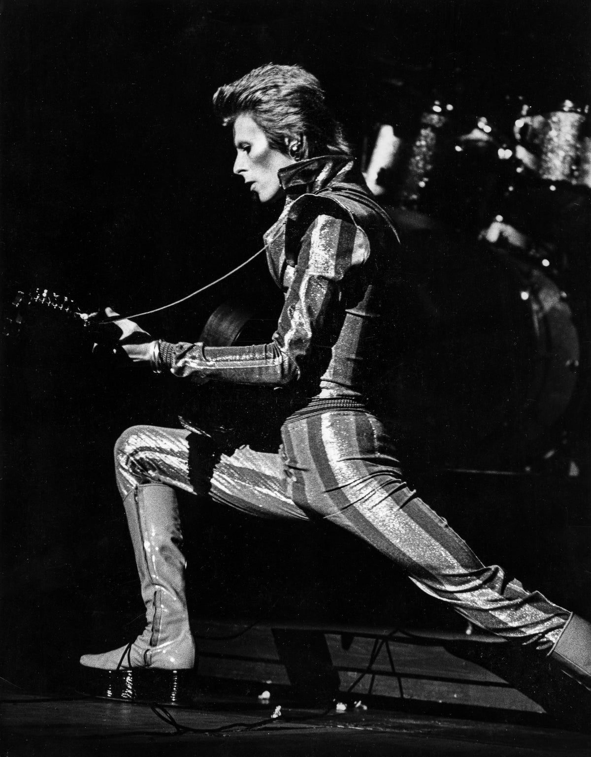 David Bowie, 1973 — photograph by Lynn Goldsmith.
