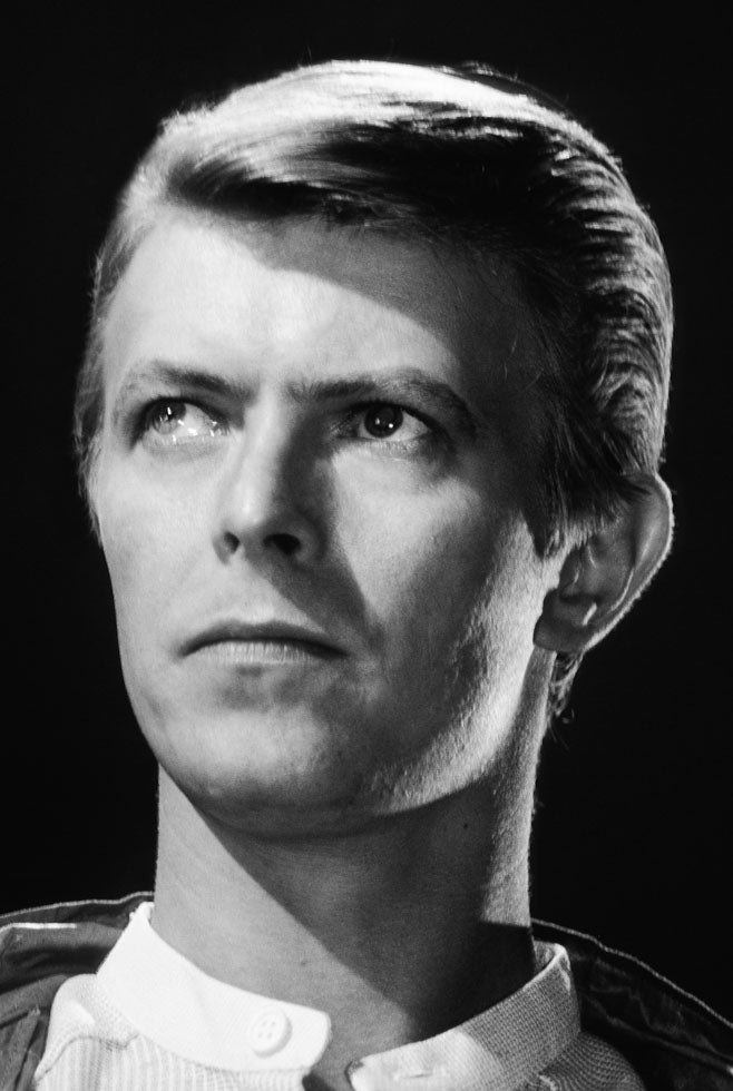 David Bowie, 1978 — photograph by Lynn Goldsmith.