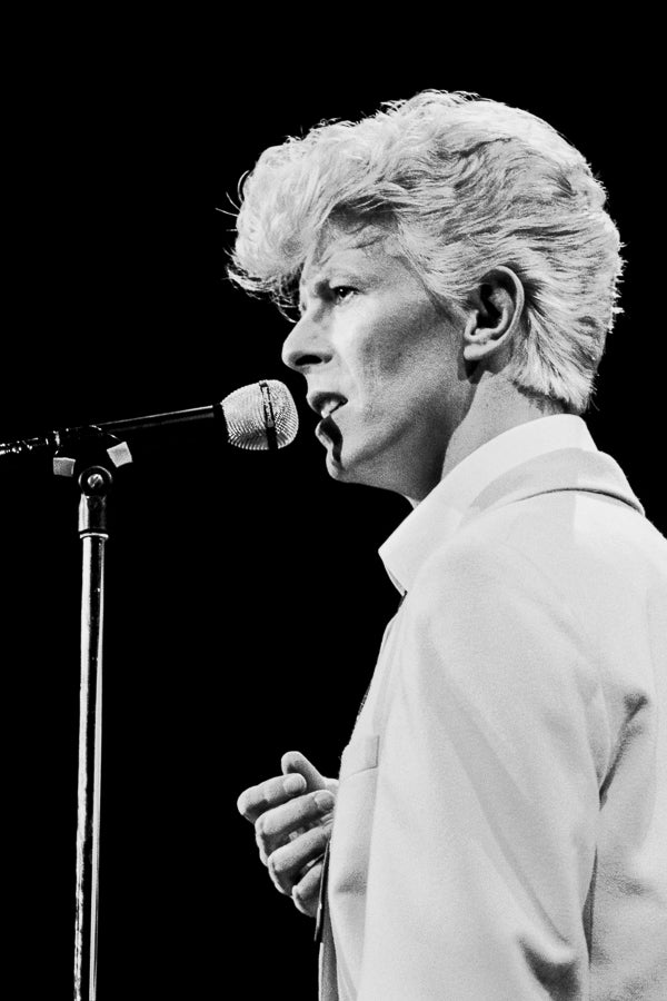 David Bowie, 1983 — photograph by Lynn Goldsmith.