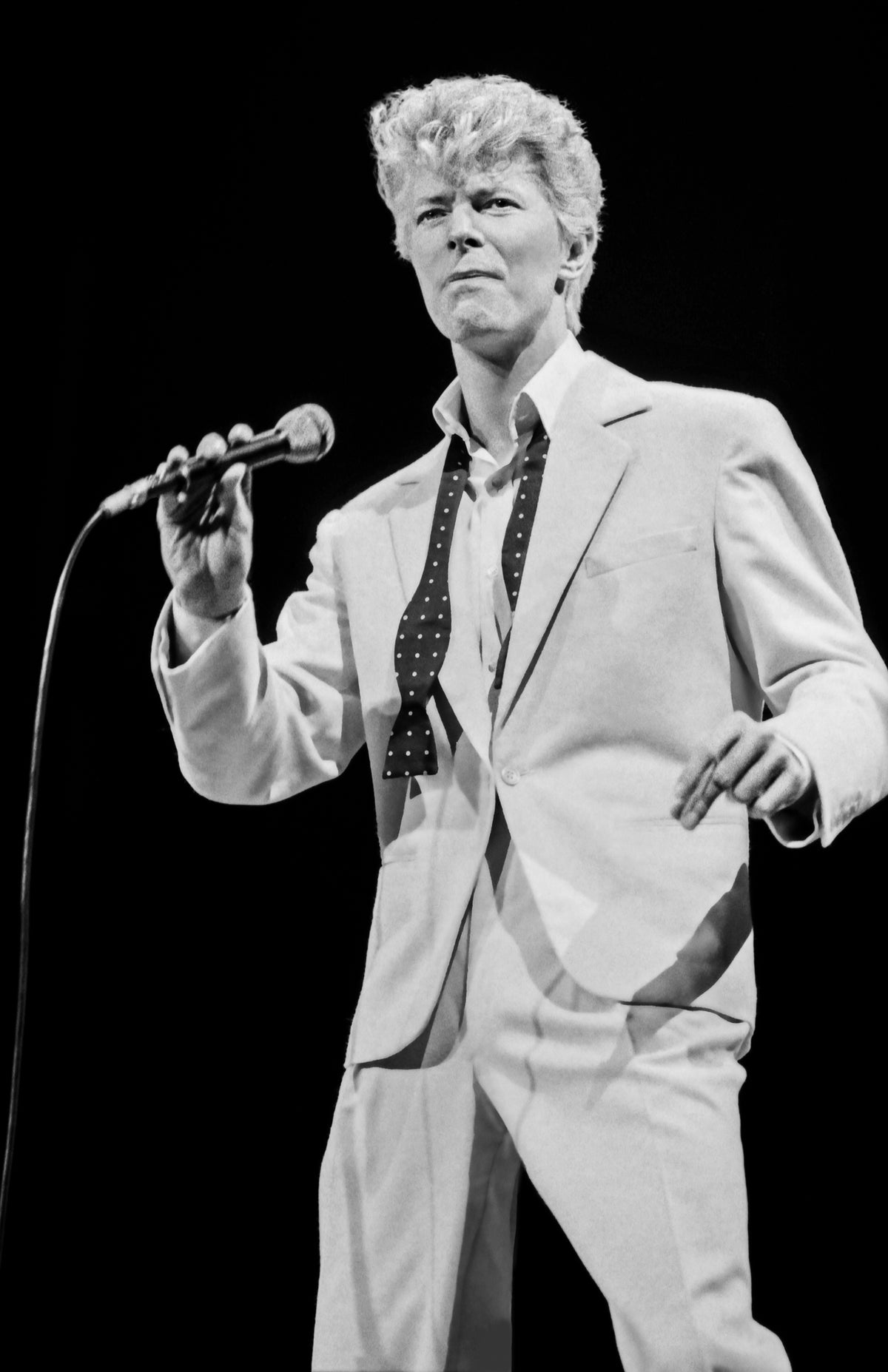 David Bowie, 1983 — photograph by Lynn Goldsmith.
