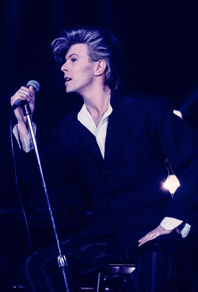 David Bowie, 1987 — photograph by Lynn Goldsmith.