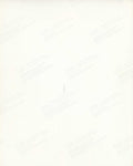Verso of the David Bowie studio portrait vintage print, hand-annotated and stamped by Mick Rock.